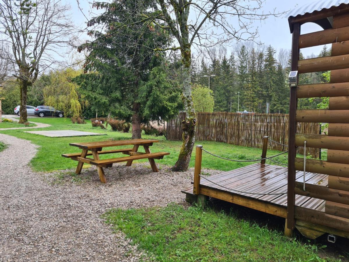Roulottes Gites - Auberge De La Riviere Foncine-le-Haut Dış mekan fotoğraf
